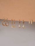 4 Pairs Danglers Earrings - Lili-Origin