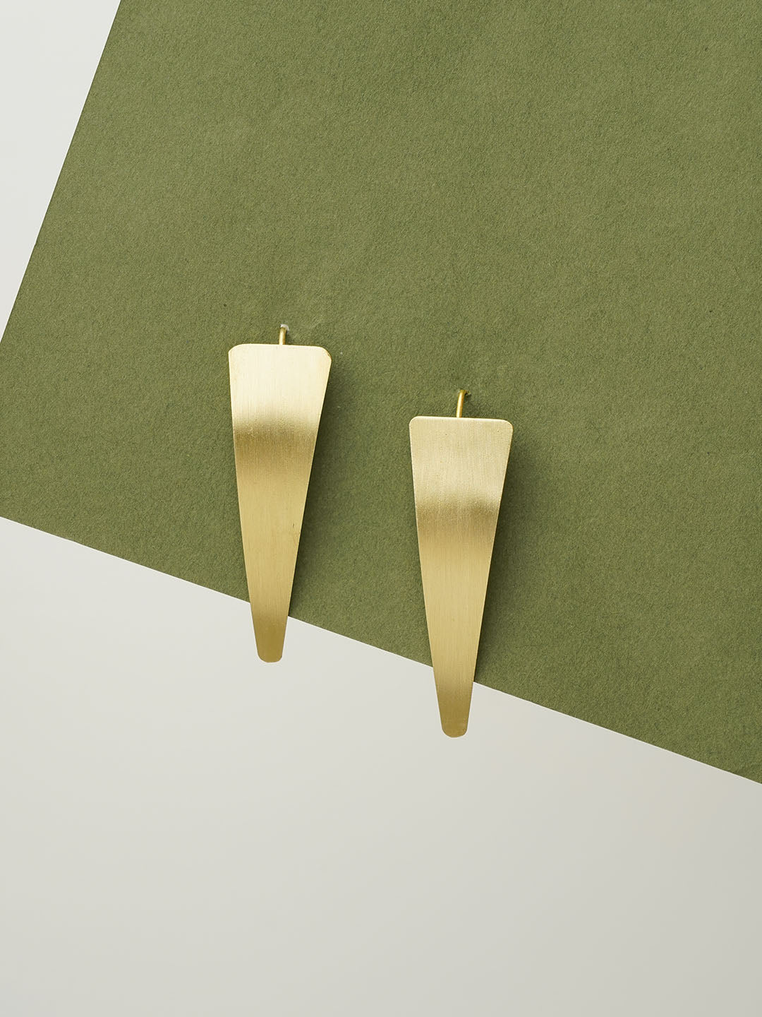 Triangle Long - Statement Earring