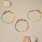 3 Pack colorful beaded bracelets