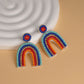 Rainbow - Embroidery Earring
