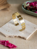 Fence Brass Bracelet Adjustable (Anti Tarnish)
