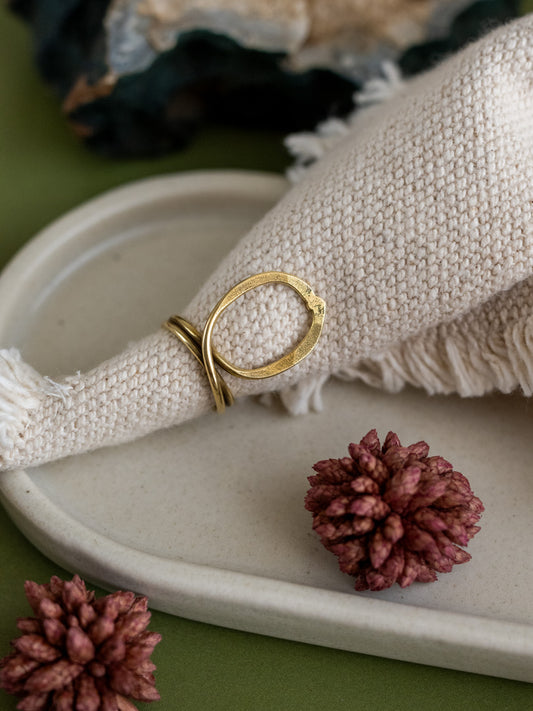 Dune Brass Ring (Anti Tarnish)