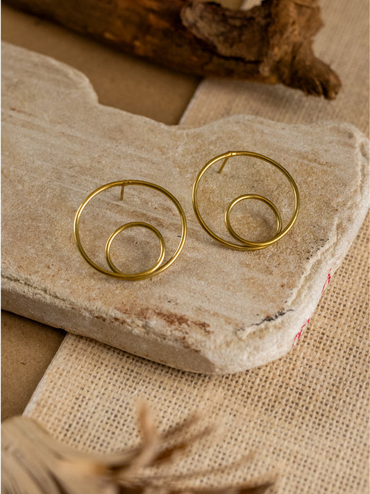 Golmaya Brass Earring (Anti Tarnish)