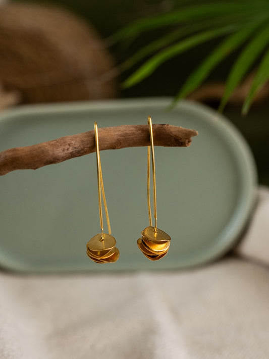 Silsila Brass Statement Earring (Anti Tarnish)