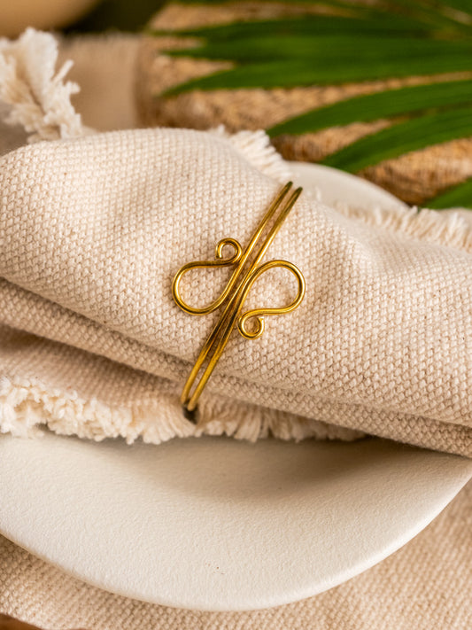 Circa Brass Armcuff (Anti Tarnish)