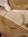 Torque Minimal Brass Adjustable Choker (Anti Tarnish)