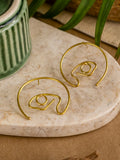 Nazar Evil Eye Brass Earring (Anti Tarnish)
