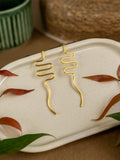 Sarpa Brass Earring (Anti Tarnish)