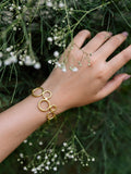 Bubble Brass Adjustable Bracelet (Anti Tarnish)