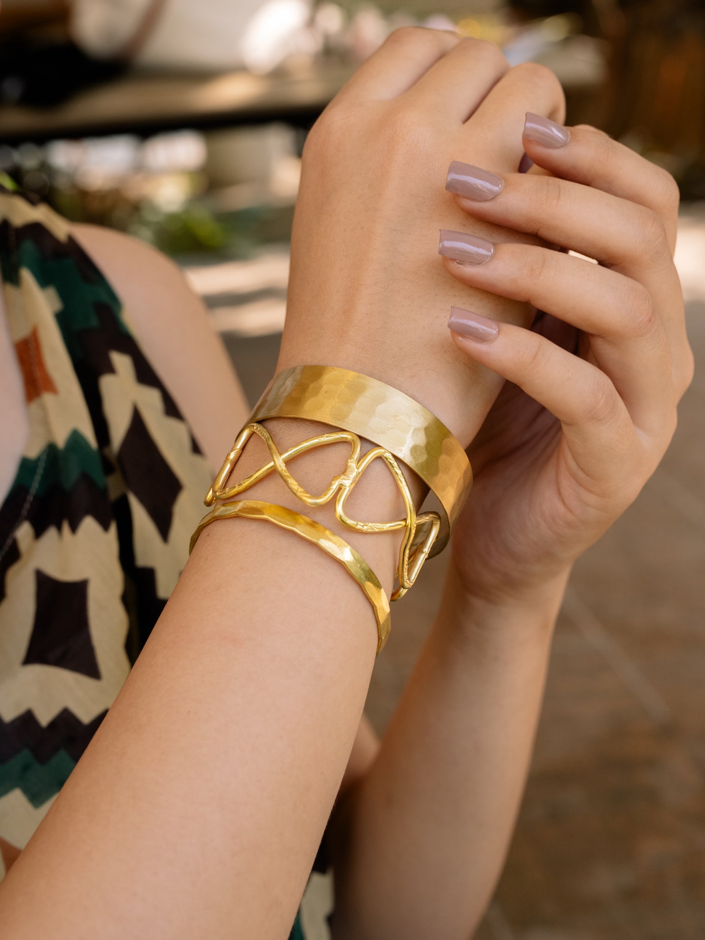 Harmony Cuff Stack (Set of 3) (Anti Tarnish)