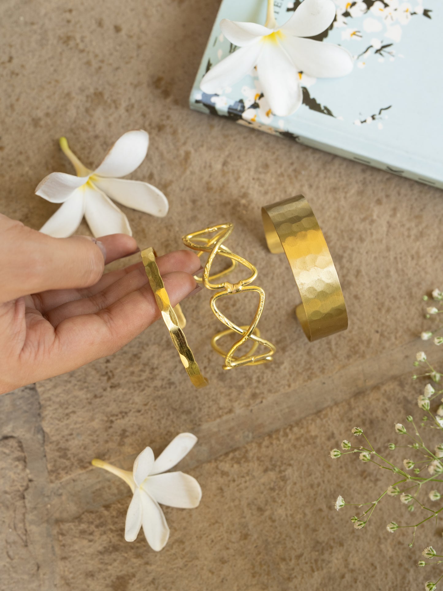 Harmony Cuff Stack (Set of 3) (Anti Tarnish)