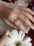 Kamal Brass Ring Adjustable (Anti Tarnish)