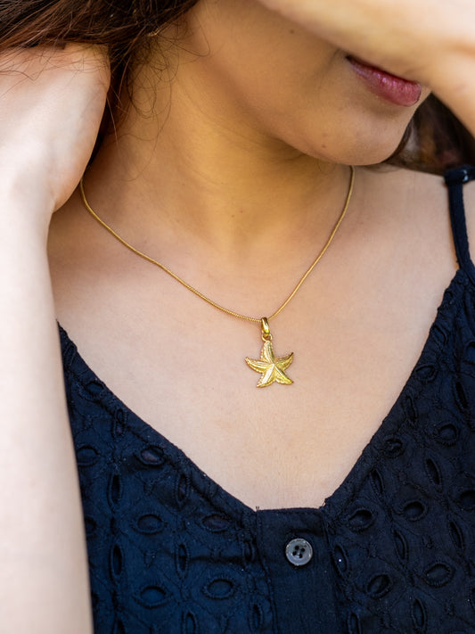 Starborn Brass Necklace (Anti Tarnish)