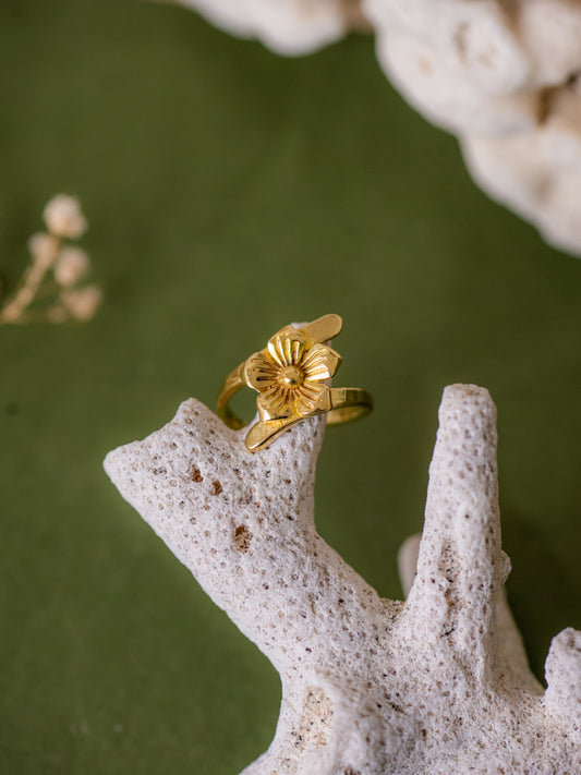 Blossom Adjustable Rings (Anti Tarnish)