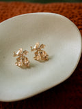 Sculpted Orchid Earrings