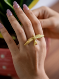 The Soaring Swallow Adjustable Rings (Anti Tarnish)