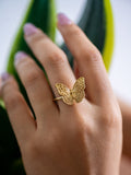 Flutter Charm Adjustable Rings (Anti Tarnish)