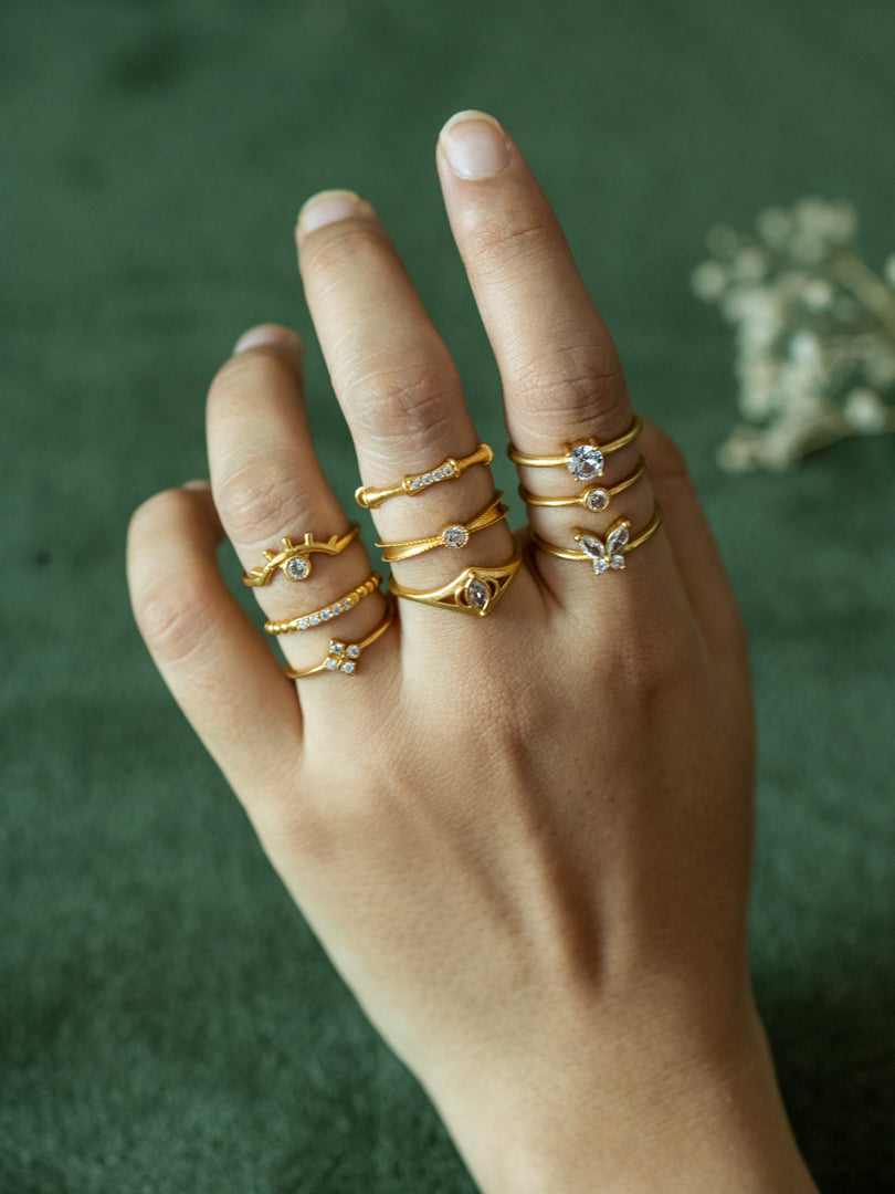 The Crystal Kiss Hamper - 9 Rings Combo