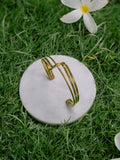 Verta Adjustable Brass Bracelet (Anti Tarnish)