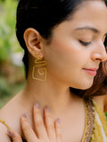Lelet Figure Brass Earring (Anti Tarnish)