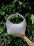 White Vegan Leather Handbag