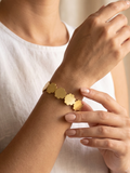 Cloud-motif Adjustable Bracelet (Anti Tarnish)