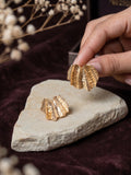 Sculpted Pleat Studs