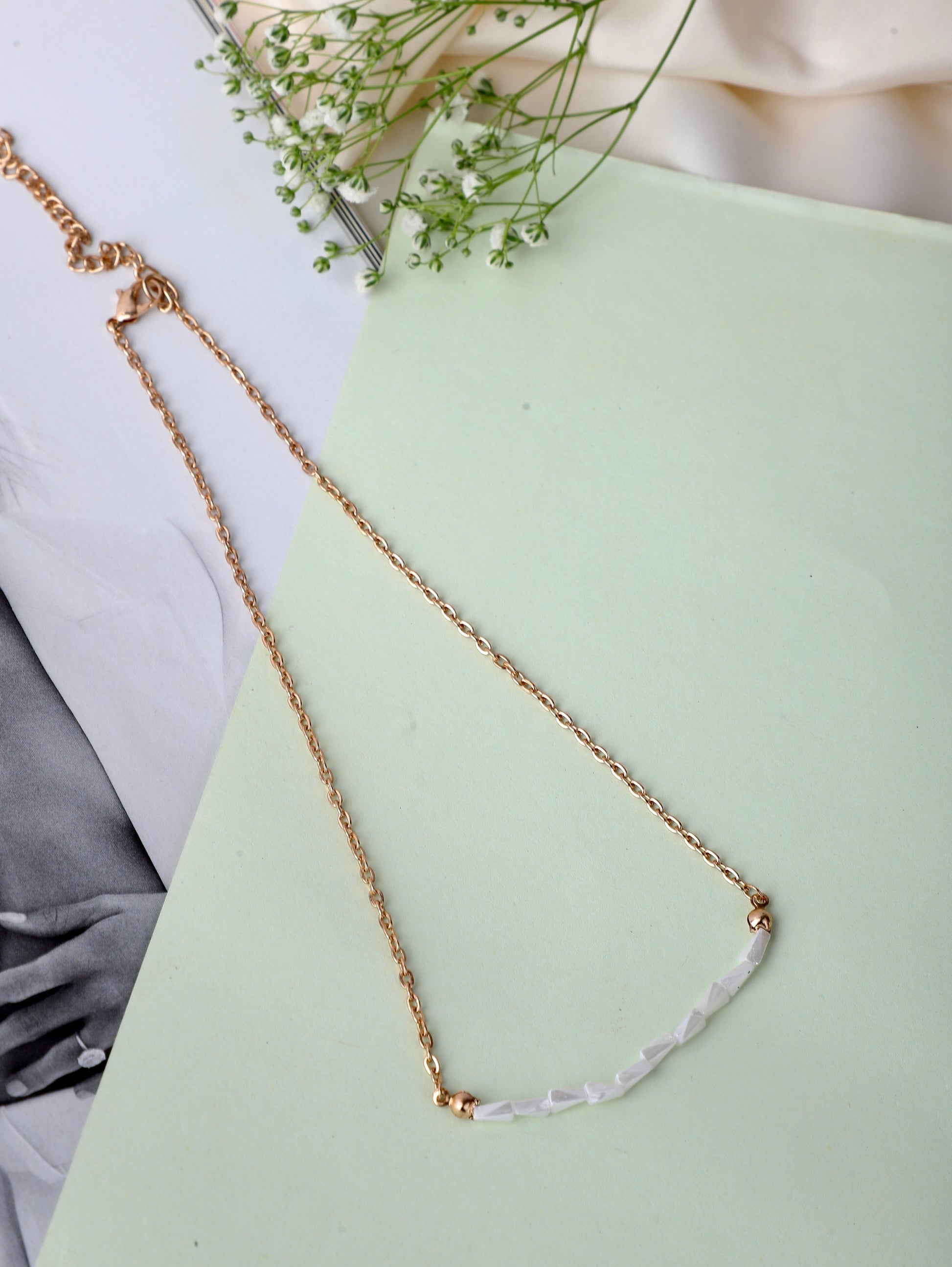 Pearly Slice Necklace - Lili-Origin