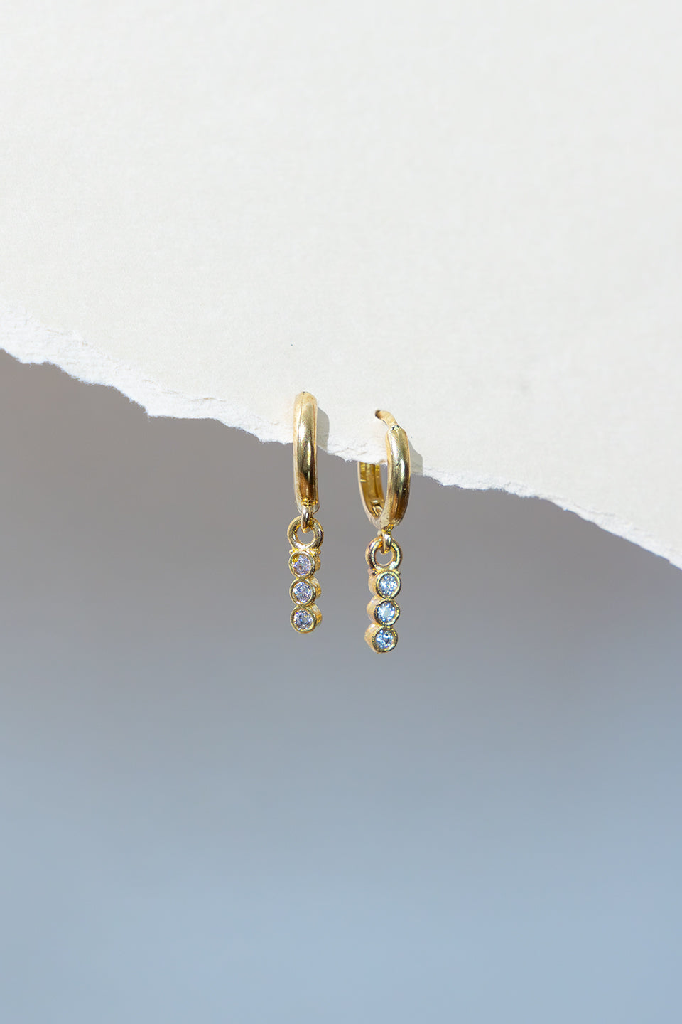 Twinkle Drop Hoop Set (Anti Tarnish) Combo of 2 Hoops