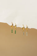Twinkle Drop Hoop Set (Anti Tarnish)