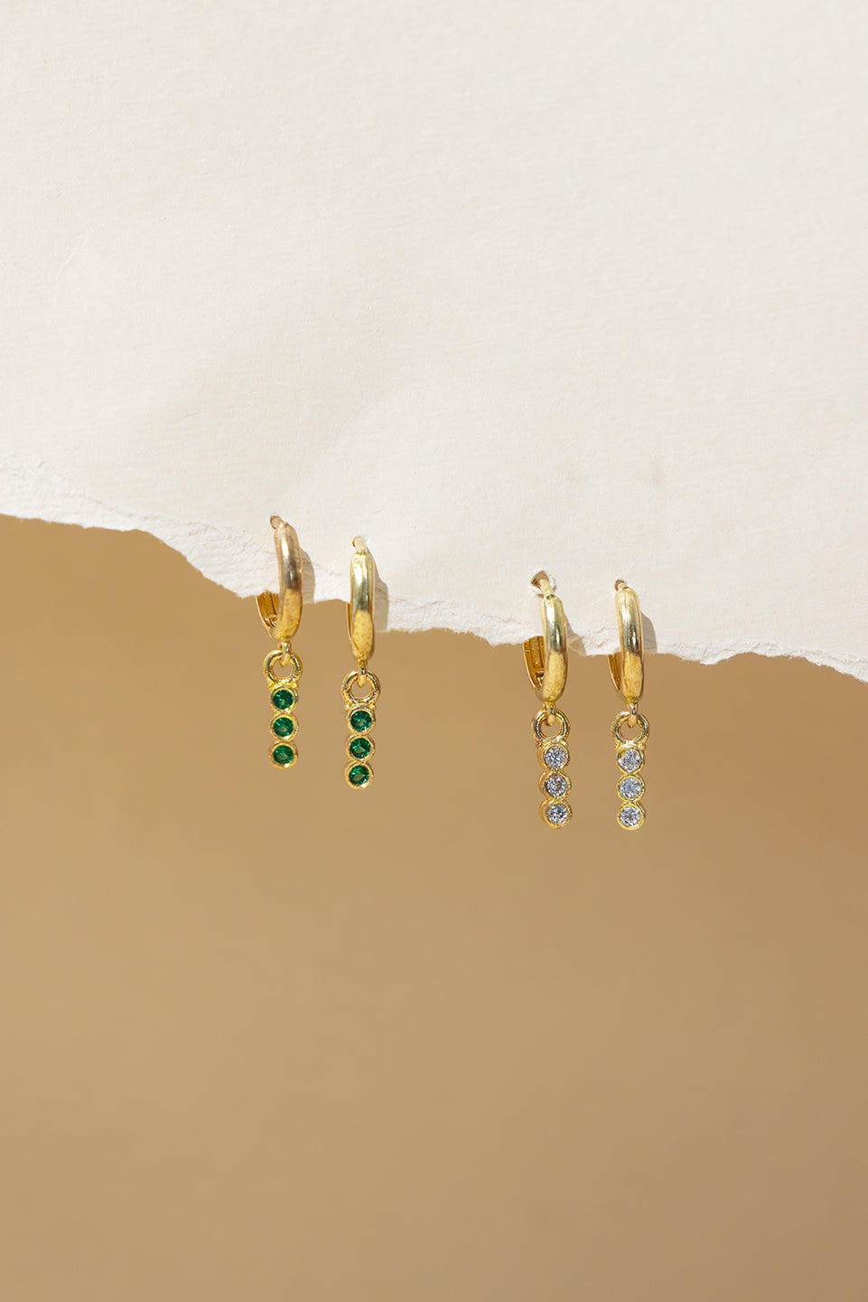 Twinkle Drop Hoop Set (Anti Tarnish) Combo of 2 Hoops