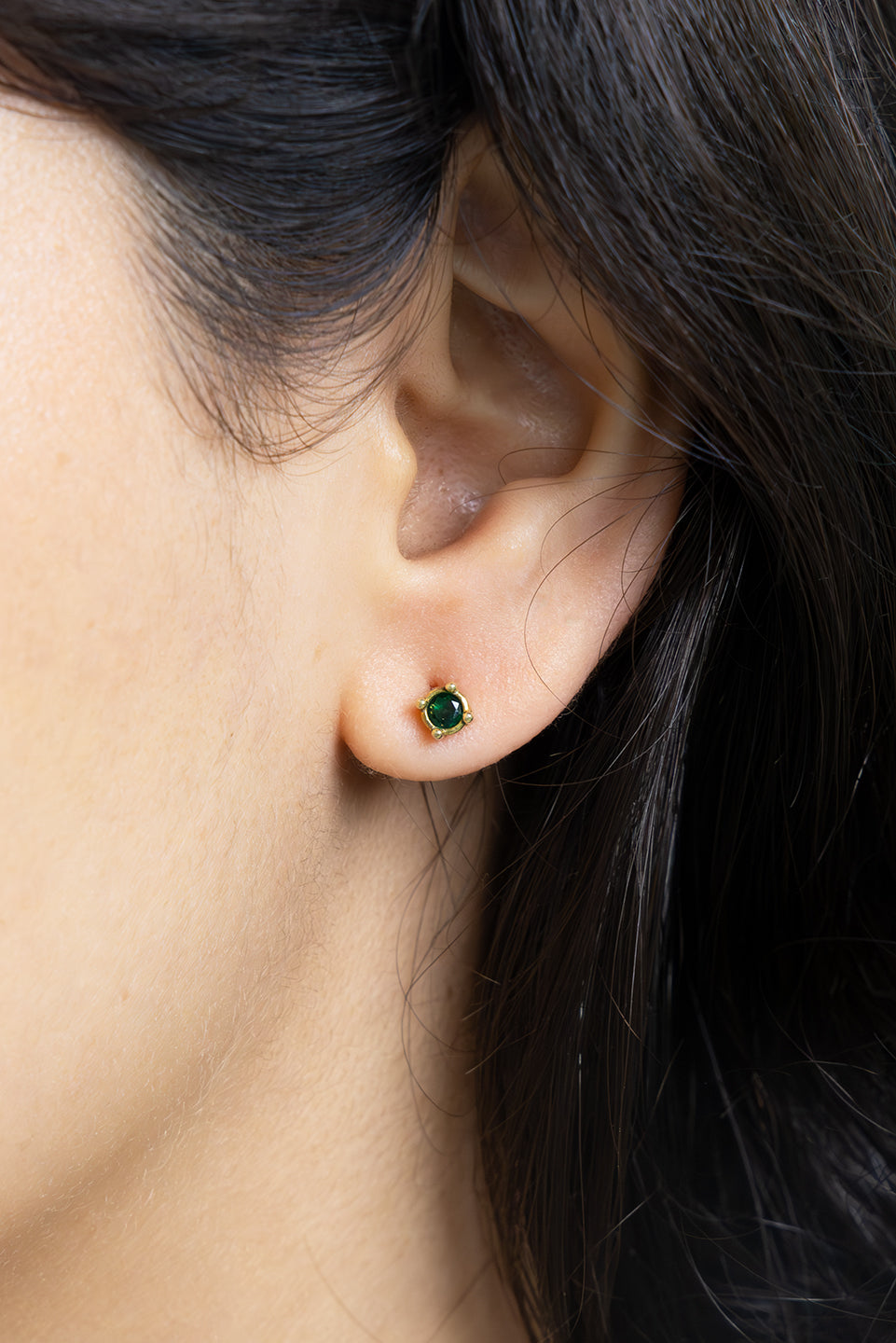 Pixie Glow Brass Studs (Anti Tarnish) Combo of 4 Studs