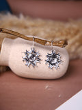 Surya Oxidised Silver Earring