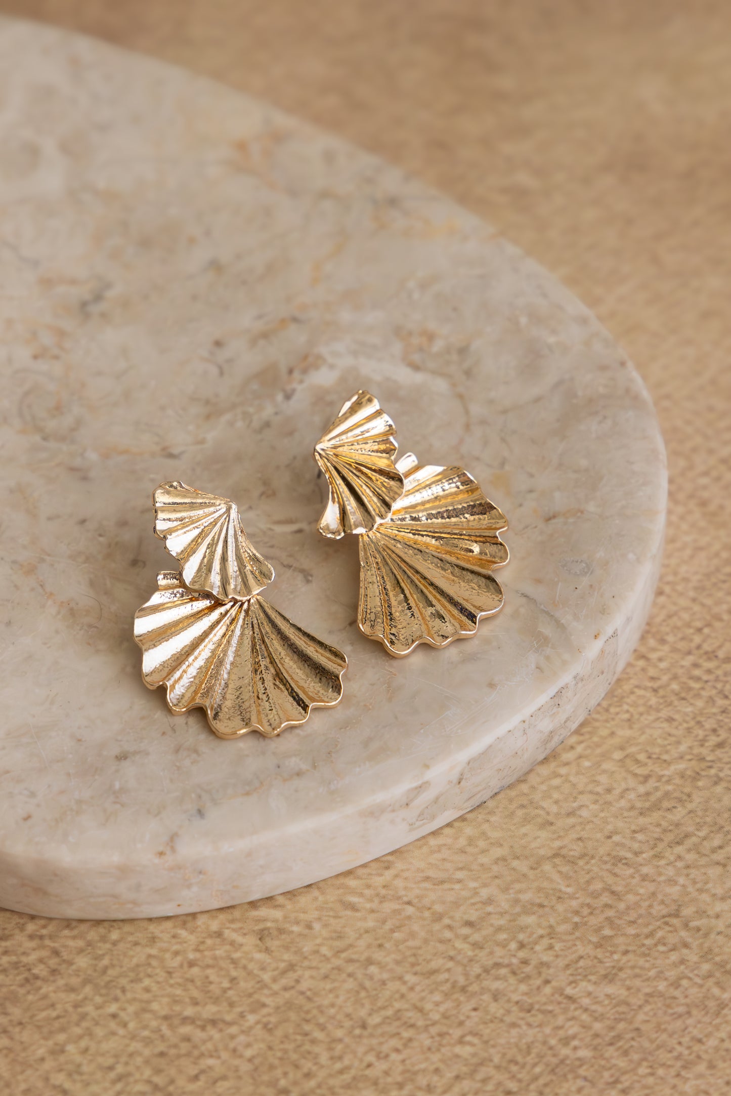Sunflare Fold Statement Earring