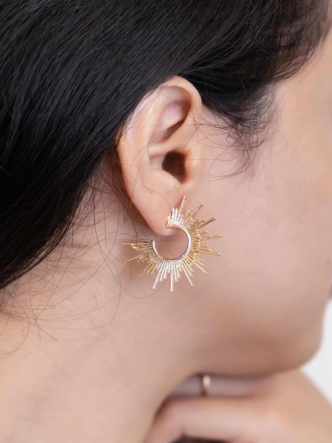 Solar Ray Statement Earring