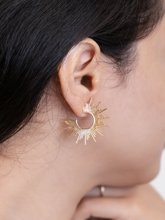 Solar Ray Statement Earring