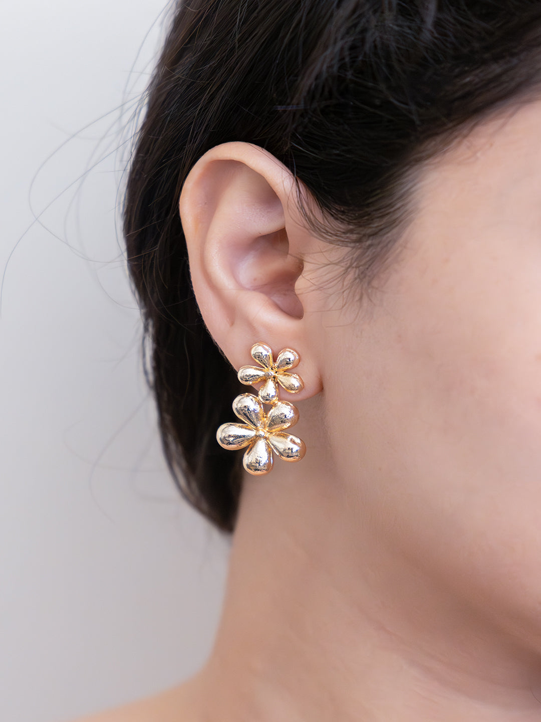 Double Bloom Earring