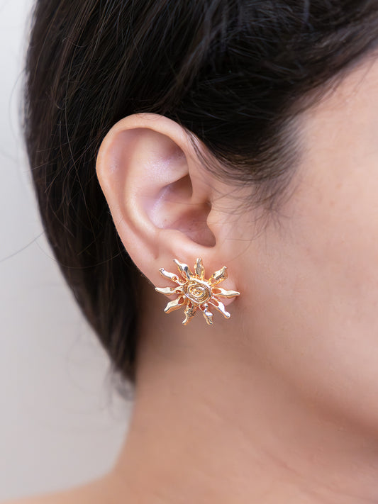Sunburst Stud Earrings