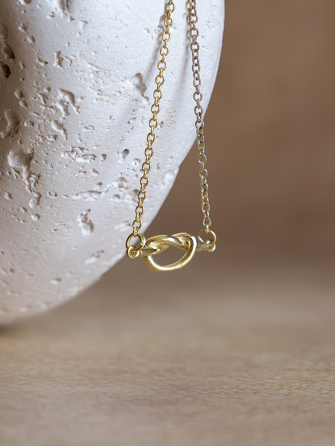 Promise Loop Brass Necklace (Anti Tarnish)