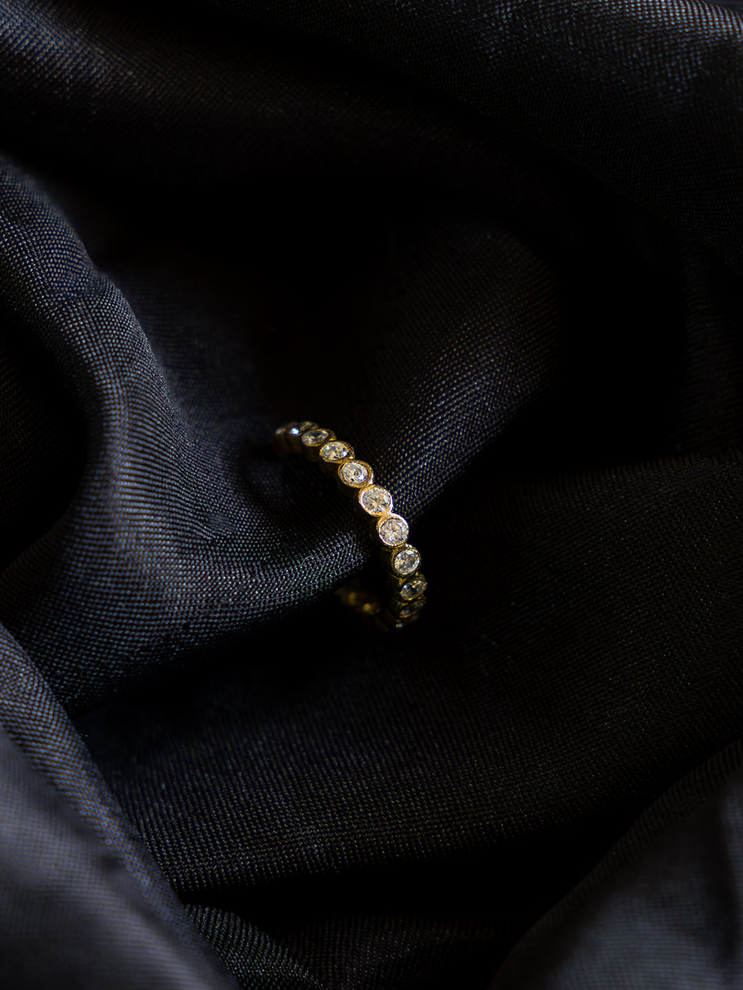 Everyday Spark Brass Adjustable Ring (Anti Tarnish)