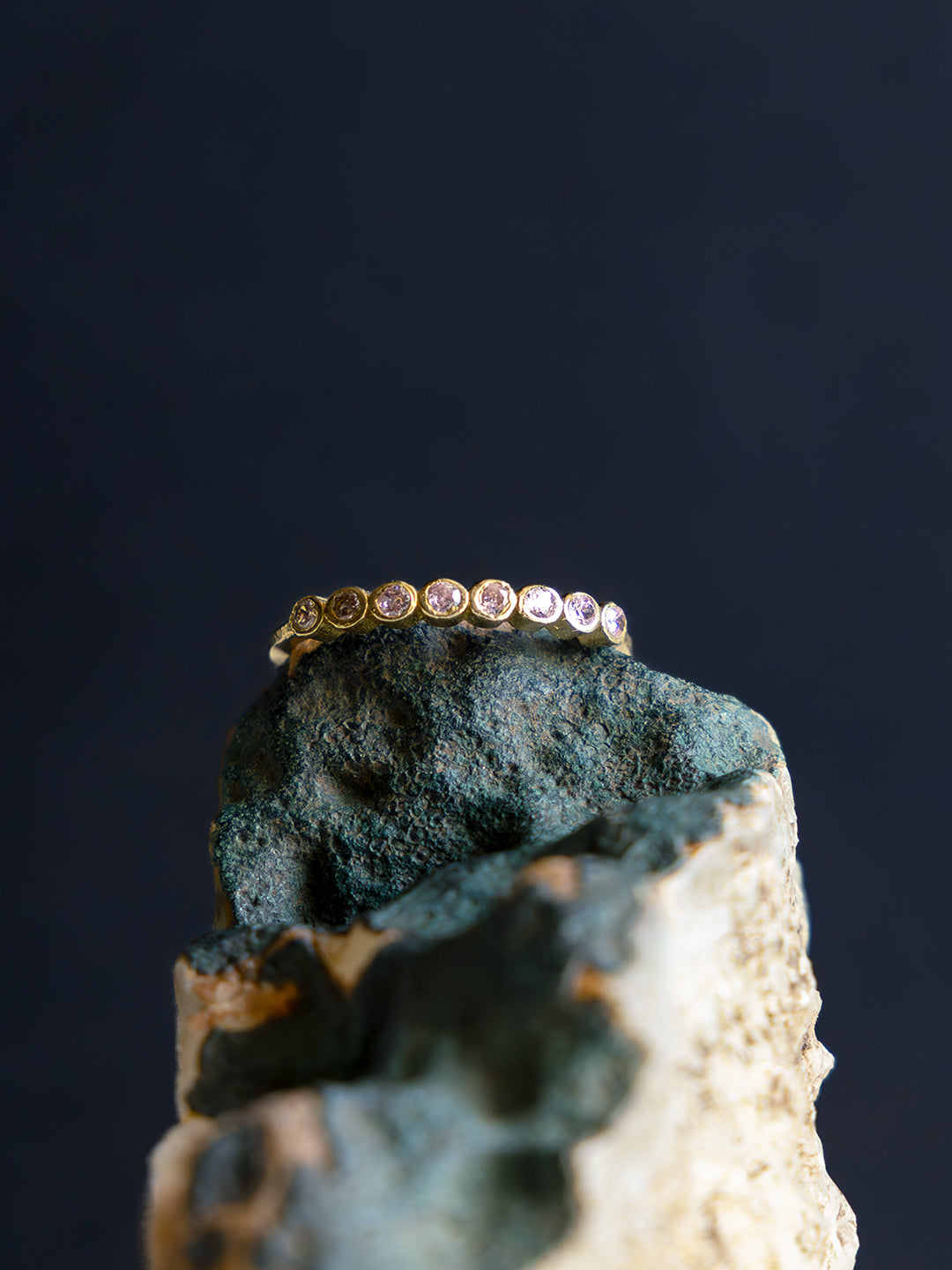 Spark Stack Ring Brass Adjustable Ring Valentine (Anti Tarnish)