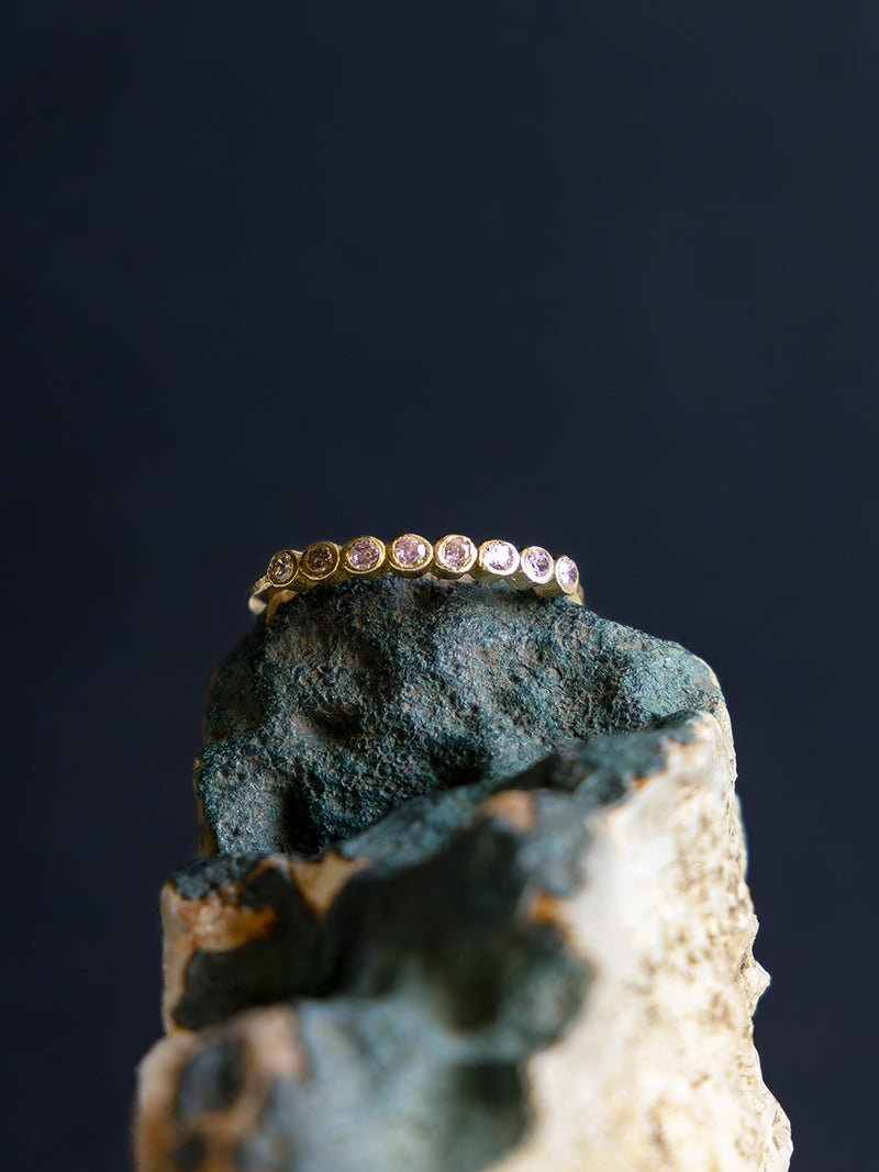 Spark Stack Ring Brass Adjustable Ring Valentine Combo (Anti Tarnish) - Set of 4 Rings