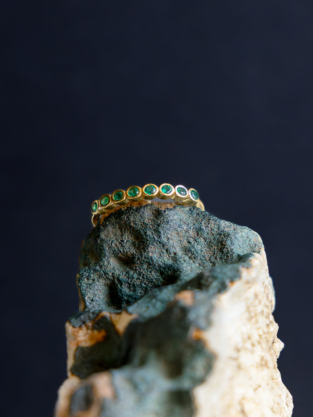 Spark Stack Ring Brass Adjustable Ring Valentine (Anti Tarnish)