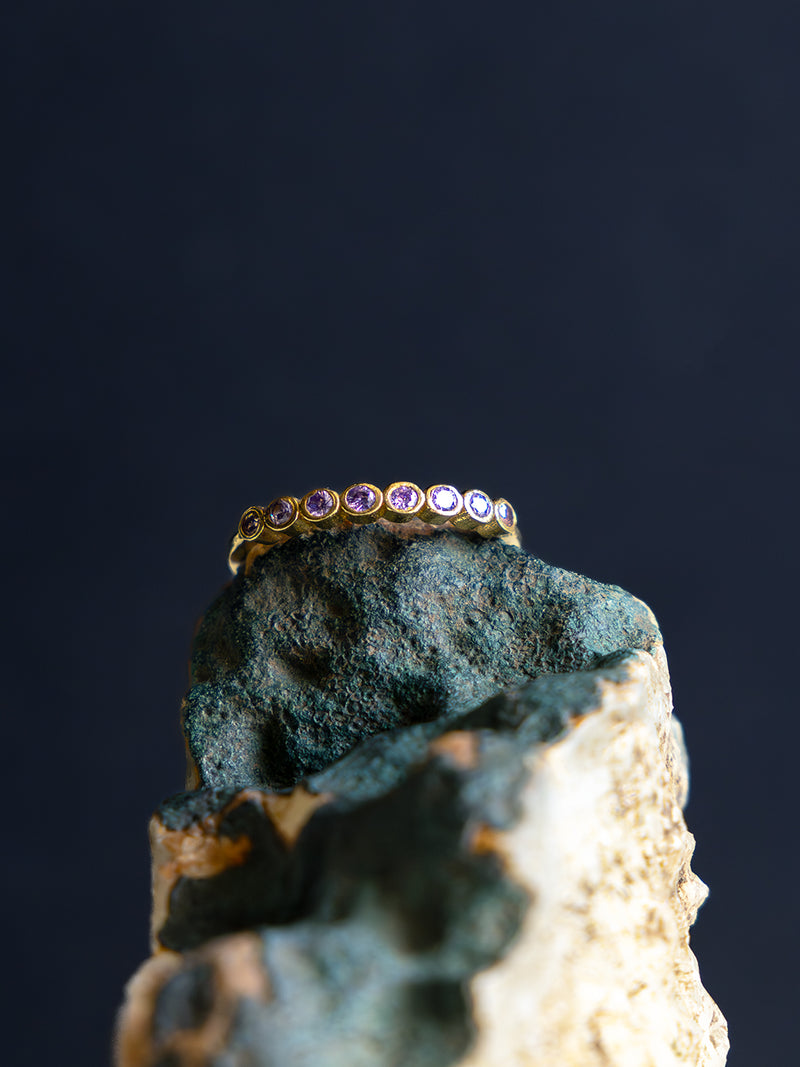 Spark Stack Ring Brass Adjustable Ring Valentine Combo (Anti Tarnish) - Set of 4 Rings