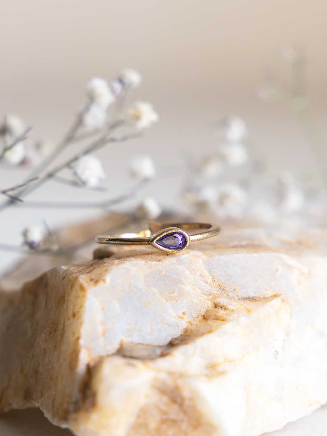 Trinity Teardrop Ring Stack Combo (Anti Tarnish) - Set of 3 Rings