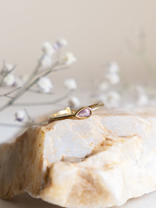 Trinity Teardrop Ring Stack Combo (Anti Tarnish) - Set of 3 Rings