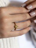 Tortina Charm Ring Brass Ring (Anti Tarnish)