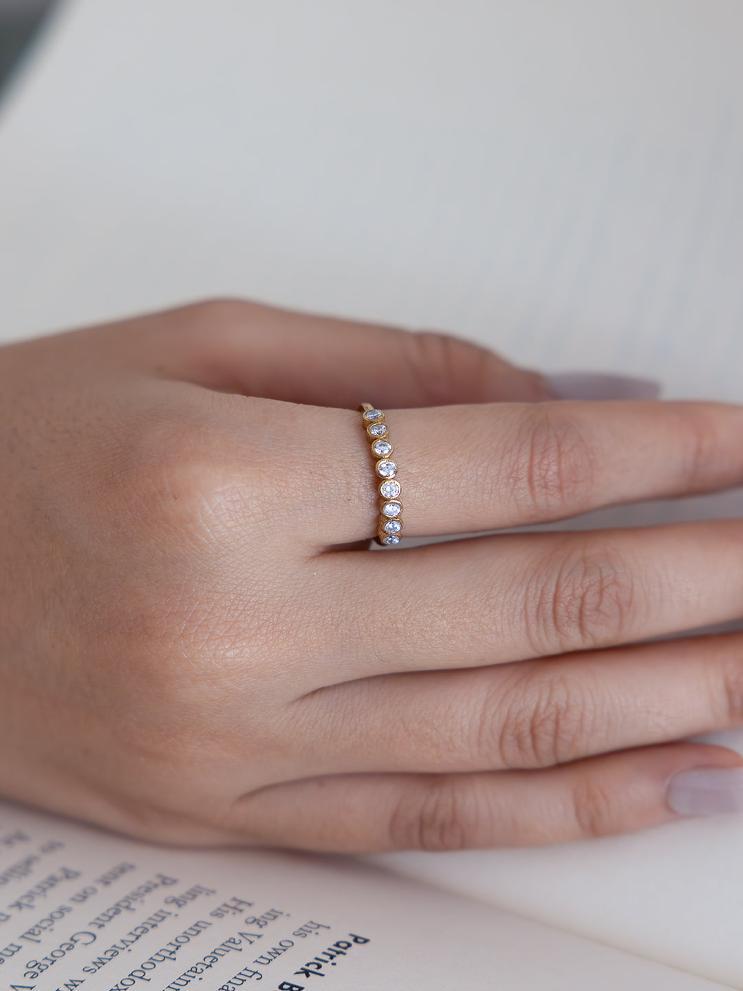 Spark Stack Ring Brass Adjustable Ring Valentine (Anti Tarnish)