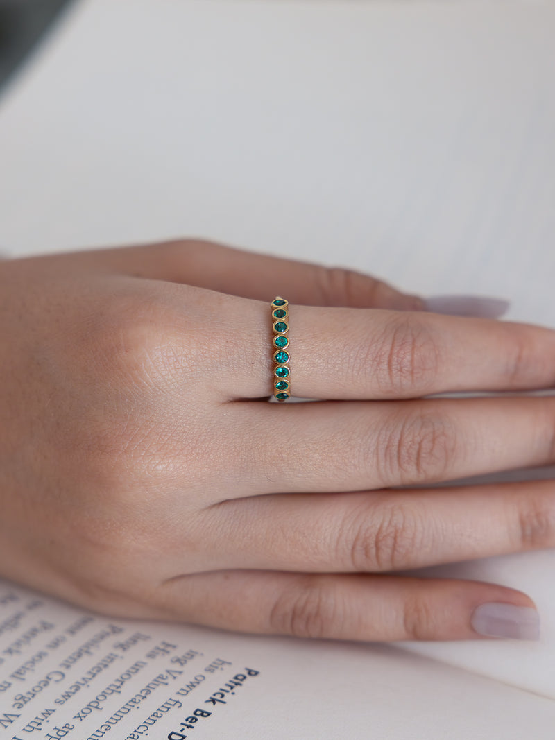 Spark Stack Ring Brass Adjustable Ring Valentine Combo (Anti Tarnish) - Set of 4 Rings