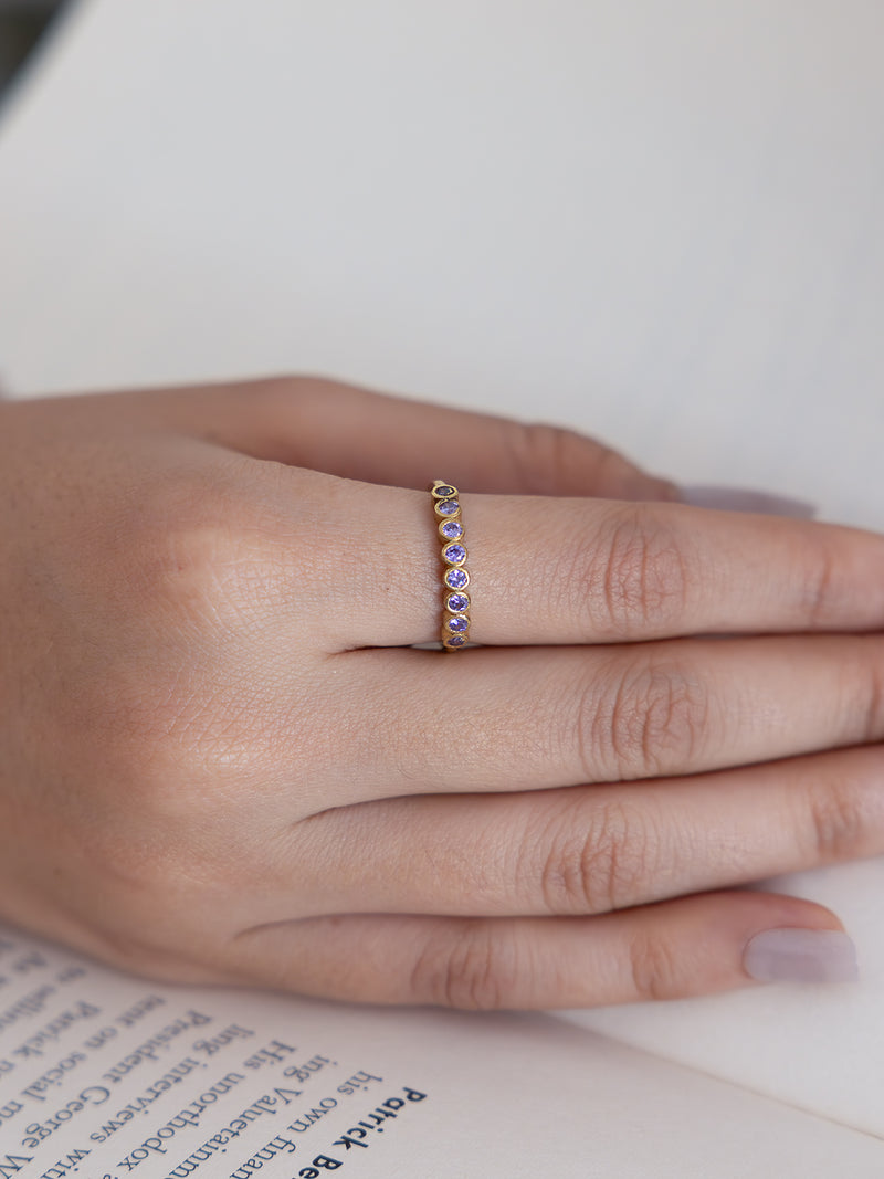 Spark Stack Ring Brass Adjustable Ring Valentine Combo (Anti Tarnish) - Set of 4 Rings